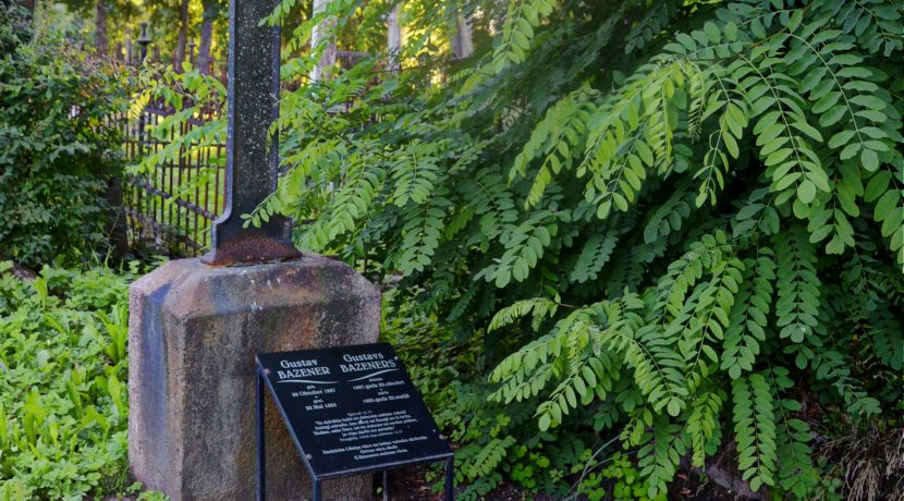 The Grave of the Teacher of Janis Rainis Gustav Bazeners