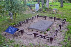 Birķineļu pusmuižas īpašnieka barona Vidzemes landmaršala Hamilkāra fon Felkerzāma kaps