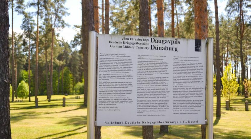 The Memorial in honour of the fallen German soldiers of the World War II