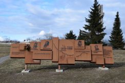 Memorial place of graves of soldiers of Polish army of the 1st Legion Regiment