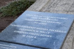 Memorial place of graves of soldiers of Polish army of the 1st Legion Regiment