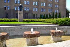 The bust of poet Rainis