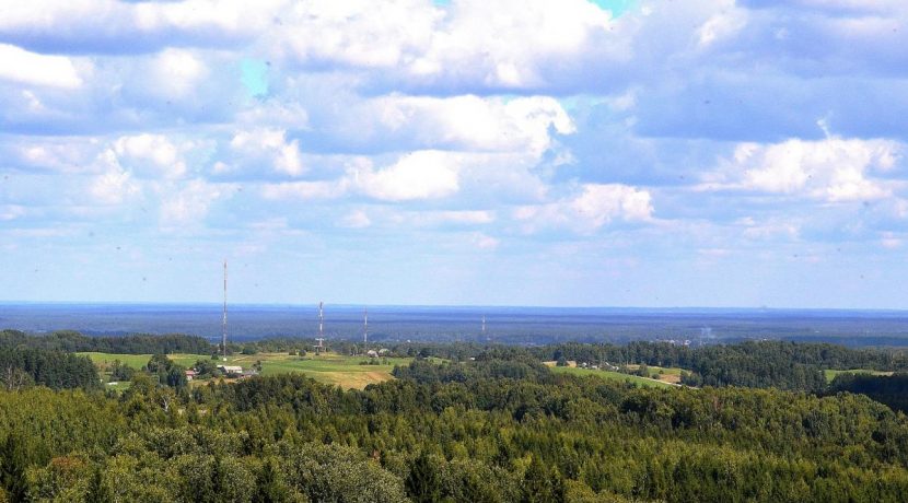 Recreation place on the hill Egļu kalns