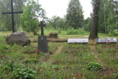 Latvijas Brīvības cīņās (1918-1920) kritušo Polijas armijas karavīru kapi Laucesē