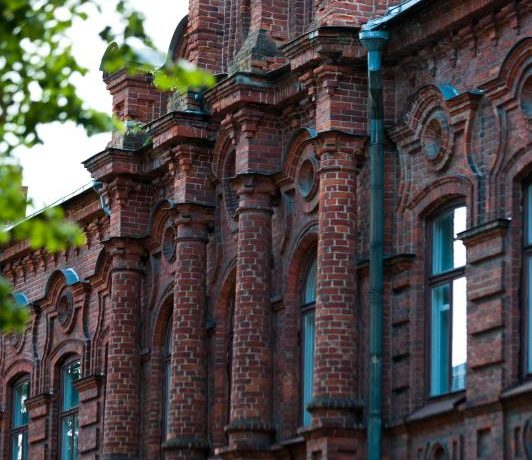 Red Bricks Buildings in Daugavpils