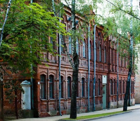 Red Bricks Buildings in Daugavpils