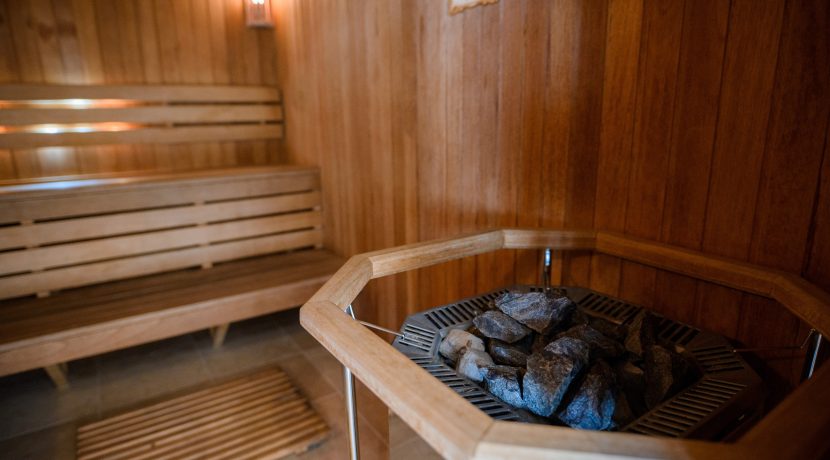 Sauna und Jacuzzi im Hotel „Park Hotel Latgola“