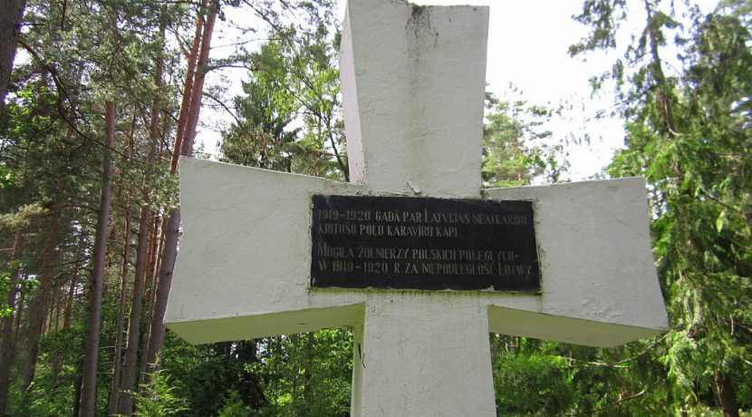 Cemetary of Polish Army Soldiers Killed in Latvia Liberty Battles (1918-1920) in Jankiski
