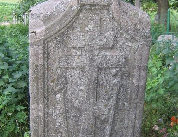 Grave steles at Old Believer’s Cemetery in Krivosejeva