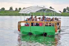 Boat trips on the Daugava River on a raft “Sola” or boat “Dina”