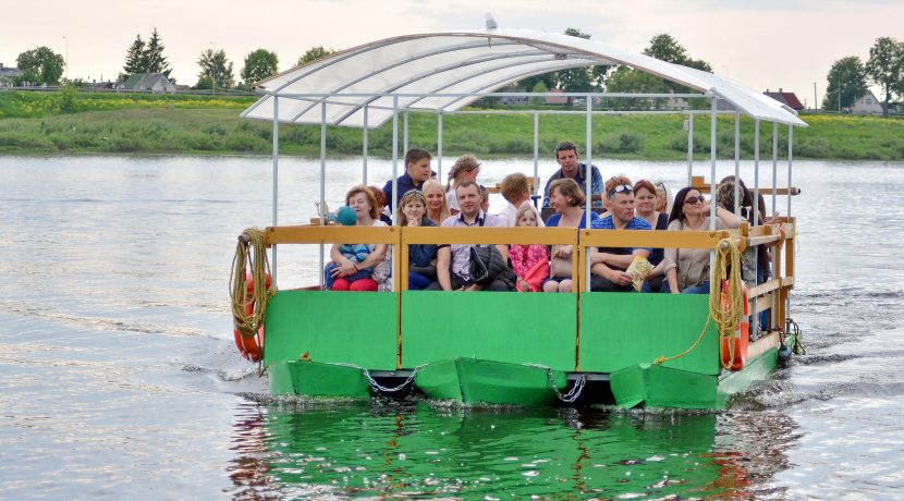 Boat trips on the Daugava River on a raft “Sola” or boat “Dina”