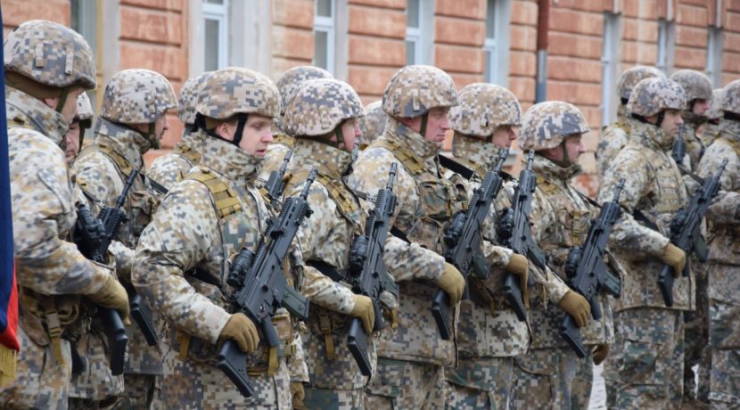 Opening ceremony of the restored monument to soldiers of the Latvian Army