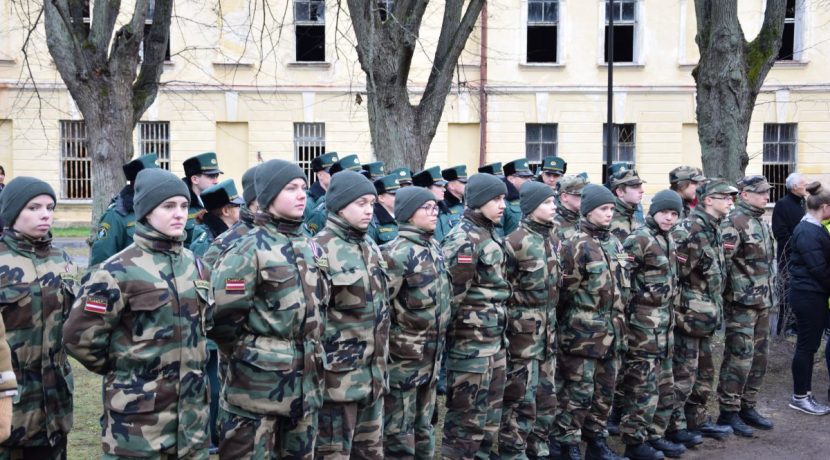 Opening ceremony of the restored monument to soldiers of the Latvian Army