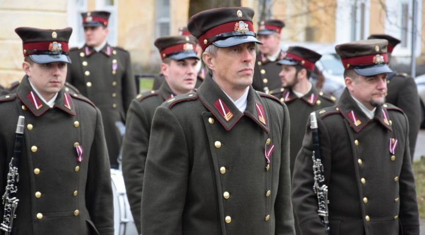 Opening ceremony of the restored monument to soldiers of the Latvian Army