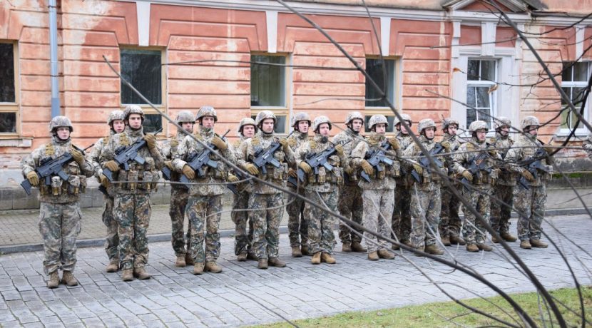 Opening ceremony of the restored monument to soldiers of the Latvian Army