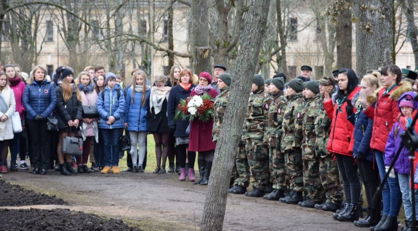 Opening ceremony of the restored monument to soldiers of the Latvian Army