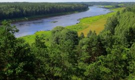 Water tourism route  “Slutišķi – Daugavpils – Līksna – Nīcgale”