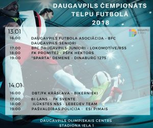Daugavpils čempionāts telpu futbolā 2018