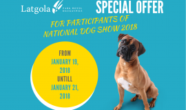 Special offer for participants of National Dog Show 2018