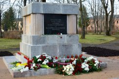 The Monument to the 10th Aizpute Infantry Regiment of Zemgale Division soldiers fallen in the Latvian War of Independence