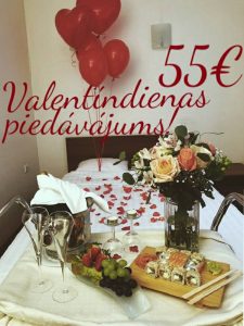 Viesnīcas „Good Stay Dinaburg SPA” Valentīndienas piedāvājums