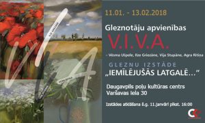 Gleznu izstāde „Iemīlējušās Latgalē…”