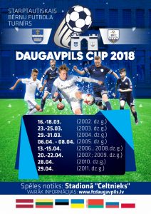 Starptautiskais bērnu futbola turnīrs “Daugavpils Cup 2018”