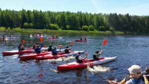 Прокат лодок и водных велосипедов на пляже Большого Стропского озера «Stropu vilnis»