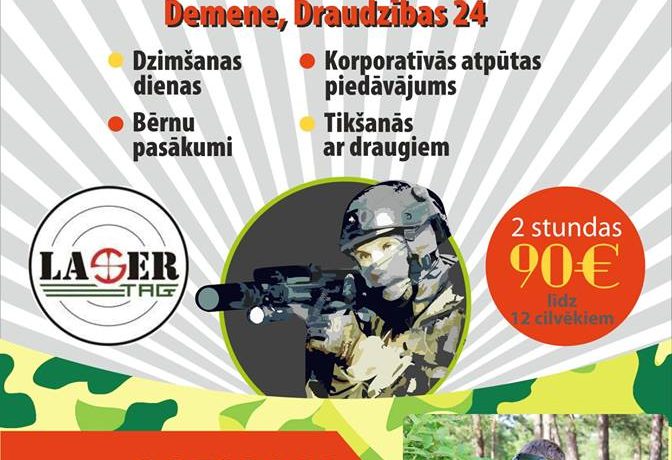 LASER TAG „LAZERTAG VIZBUĻI”