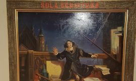 Informācija par Mārtiņa Lutera katedrāles apmeklējumu un gleznas “Koperniks runā ar Dievu”apskati