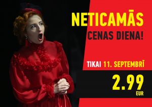 NETICAMĀS CENAS DIENA DAUGAVPILS TEĀTRĪ