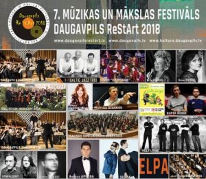 VII Mūzikas un Mākslas festivāls “Daugavpils ReStArt 2018”