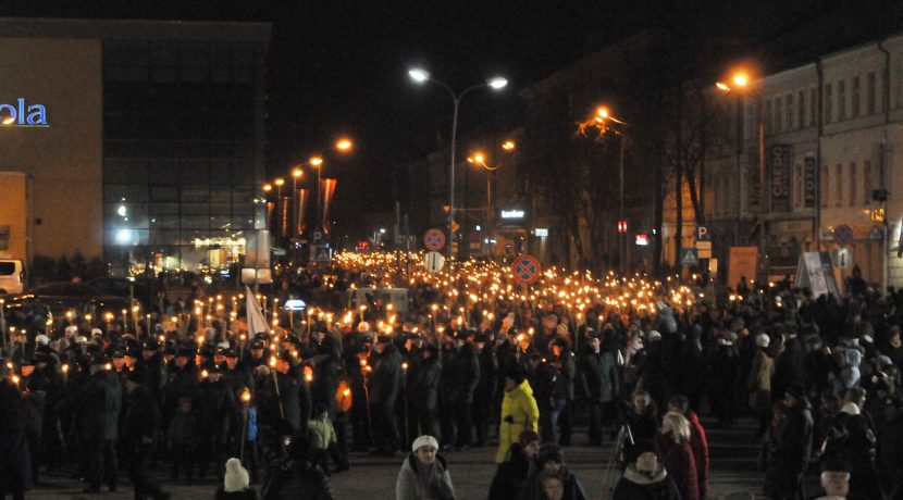 Daugavpils on the eve of State holidays