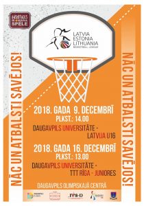 Basketbols: Daugavpils Universitāte – TTT Rīga – Juniores