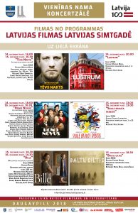 Filmas no programmas “Latvijas filmas Latvijas simtgadē”