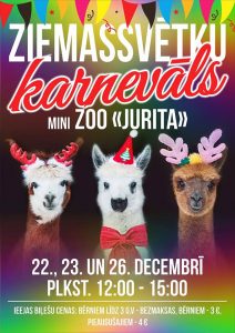 Ziemassvētku karnevāls Mini Zoo Jurita