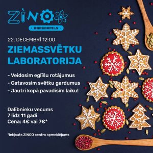 Ziemassvētku laboratorija zinātkāres centrā “ZINOO Daugavpils”