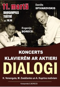 Koncerts klavierēm ar aktieri “Dialogi”