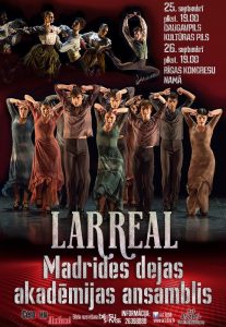 Madrides dejas akadēmijas ansamblis “Larreal” ar spāņu flamenko šovu “ESTAMPAS DE ESPANA”