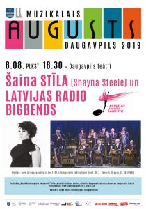 Šaina Stīla (Shayna Steele) un Latvijas Radio bigbends Daugavpilī