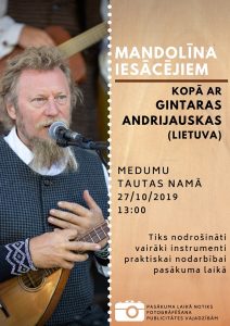 Mandolīna iesācējiem kopā ar Gintaras Andrijauskas