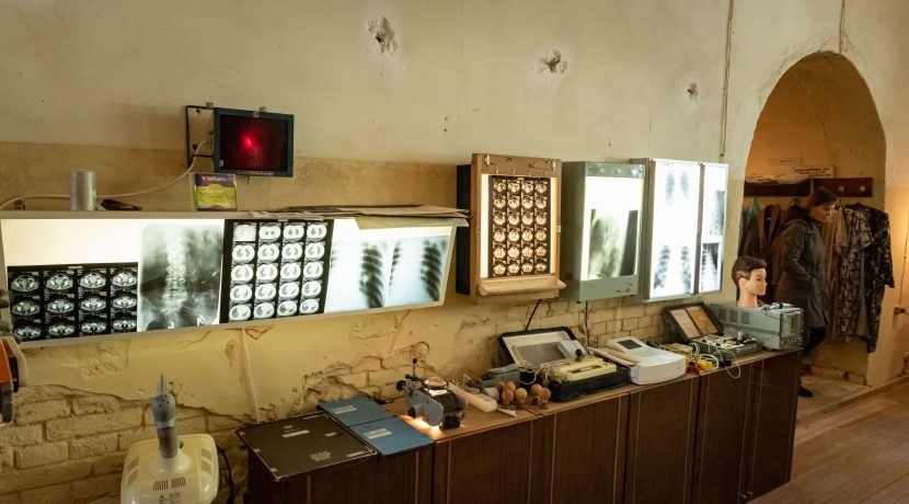 Medical exhibition with an exposition of birth control items