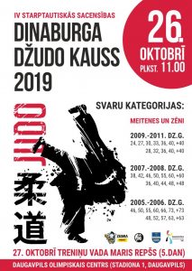 Džudo sacensības “Dinaburga kauss 2019”