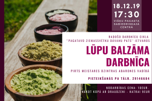 Lūpu balzāma darbnīca