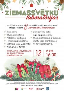 Ziemassvētku laboratorijas jauniešiem