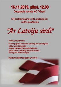 Pasākums “Ar Latviju sirdī”