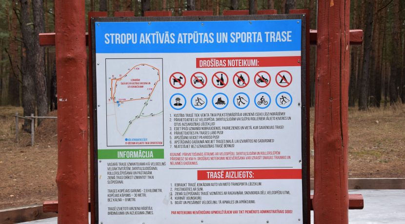 Trasa aktywnego wypoczynku i sportu w Stropi