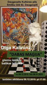 Olgas Kalininas gleznu izstāde “Dabas maģija”