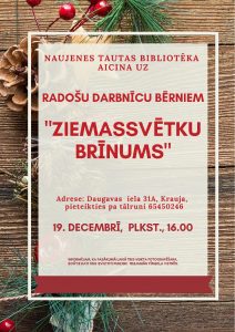 Radošā darbnīca bērniem “Ziemassvētku brīnums”