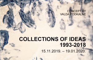 Valda Podkalne’s Exhibition “Collections of Ideas 1993-2018”